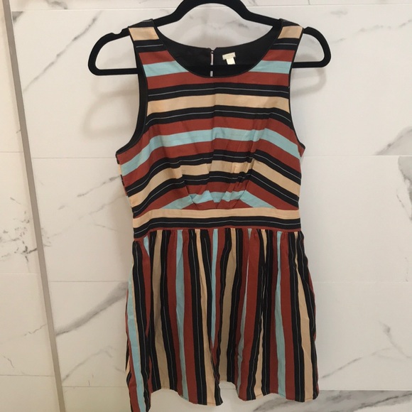 Perfect Fall Striped Dress - Picture 1 of 3